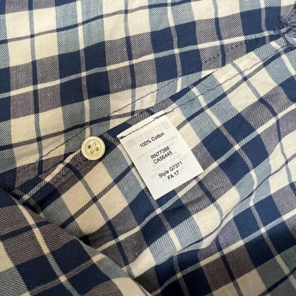 Madewell WMNS XS Central Open Back Collared Shirt Plaid Oversized Button Down - Picture 7 of 7